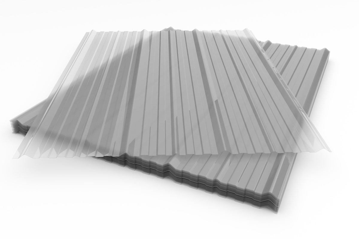 clear poly skylight roofing material